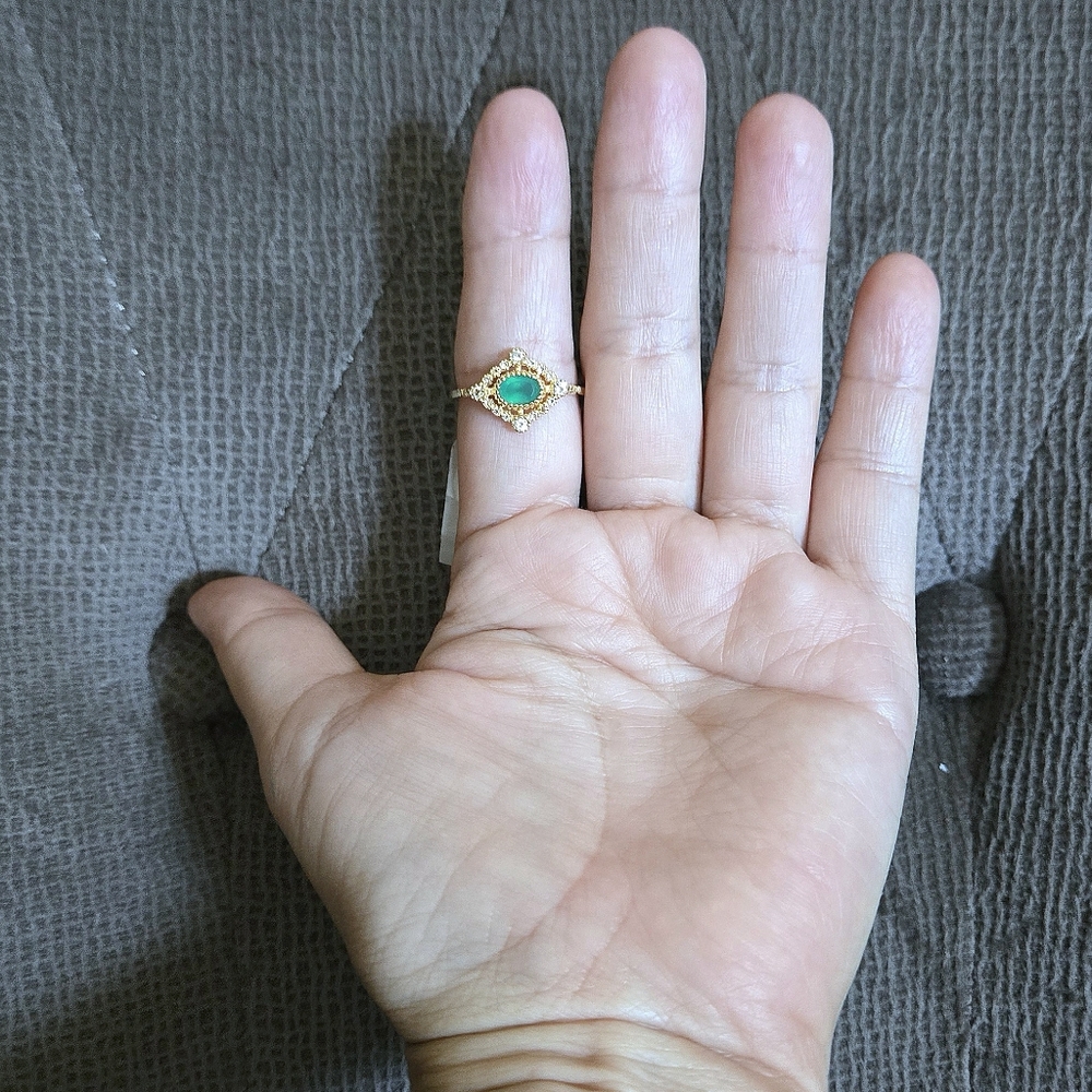 Shivam Green💚 Onyx Ring💍 - NWT - Picture 2 of 16